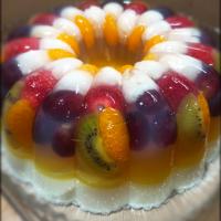 Tropical Fruit Pudding.
🍊🍓🍇🍑🥝